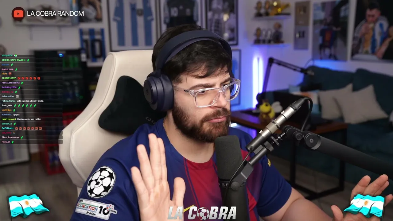 LACOBRAAA — DEBATE CON EL JEFE DE LA BARRA. MOMENTO HISTÓRICO. BALÓN DE ORO. BOCA VS RIVER. BARCELONA Y MADRID. VEMOS VIDEOS Y MÁS.