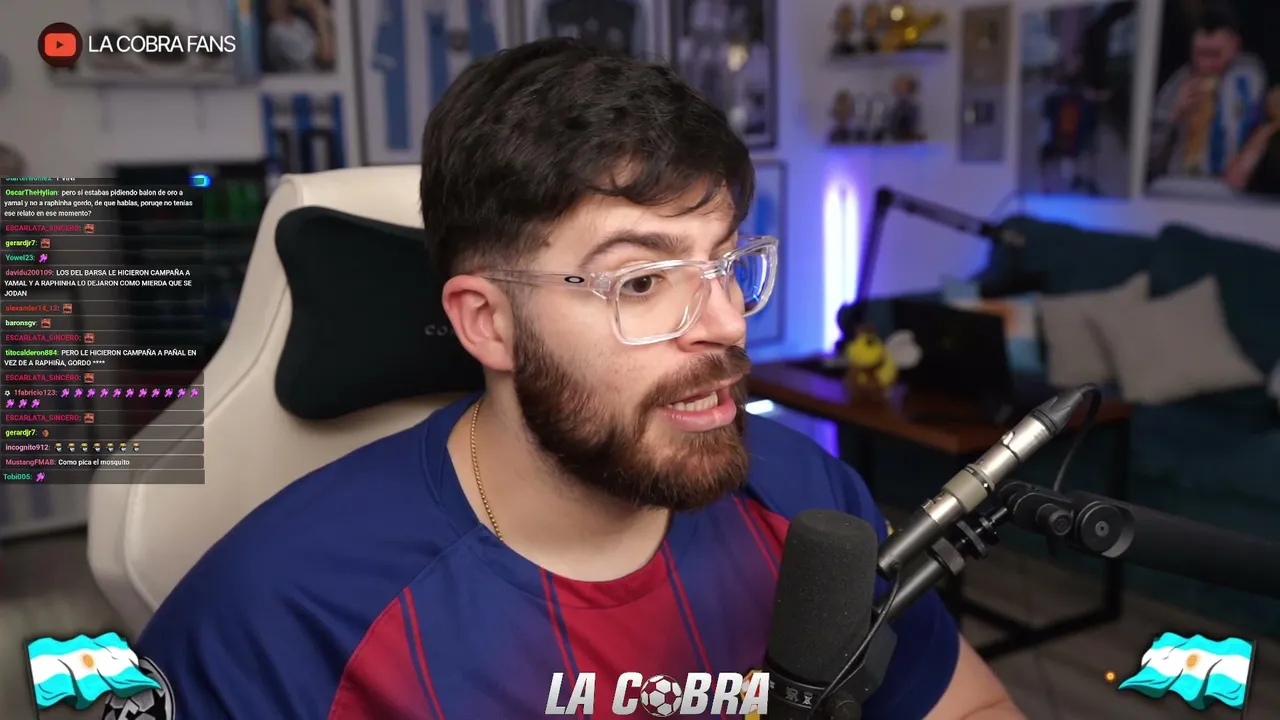LACOBRAAA — DEBATE CON EL JEFE DE LA BARRA. MOMENTO HISTÓRICO. BALÓN DE ORO. BOCA VS RIVER. BARCELONA Y MADRID. VEMOS VIDEOS Y MÁS.