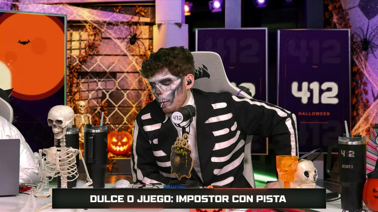 LACOBRAAA — 412 con LA COBRA, DAVOXENEIZE, TEODELIA, AGUSNETA Y BENITOSDR. DEBATE DE FUTBOL. PROGRAMA CON JUEGOS INCREIBLES. ESPECIAL HALLOWEEN.