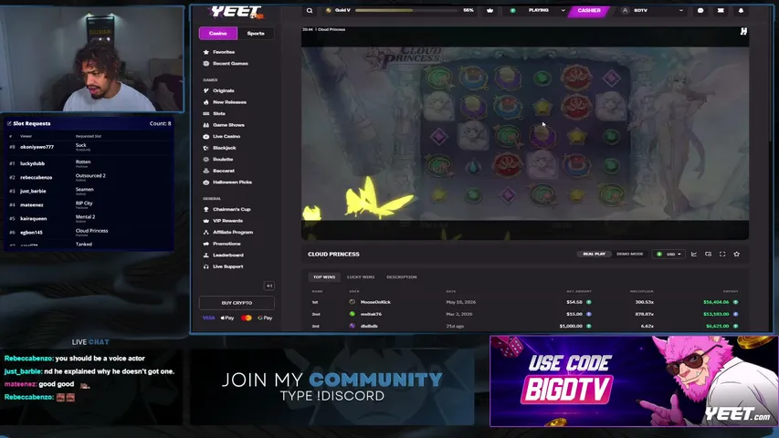 bigdgamestv playing Slots & Casino - Live Casino Stream