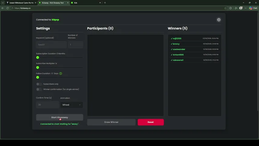 kitpvp playing Slots & Casino - Live Casino Stream