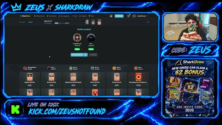 zeusnotfound playing Slots & Casino - Live Casino Stream