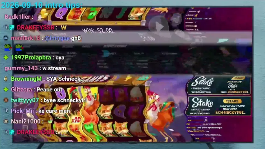 schneckyirl playing Slots & Casino - Live Casino Stream