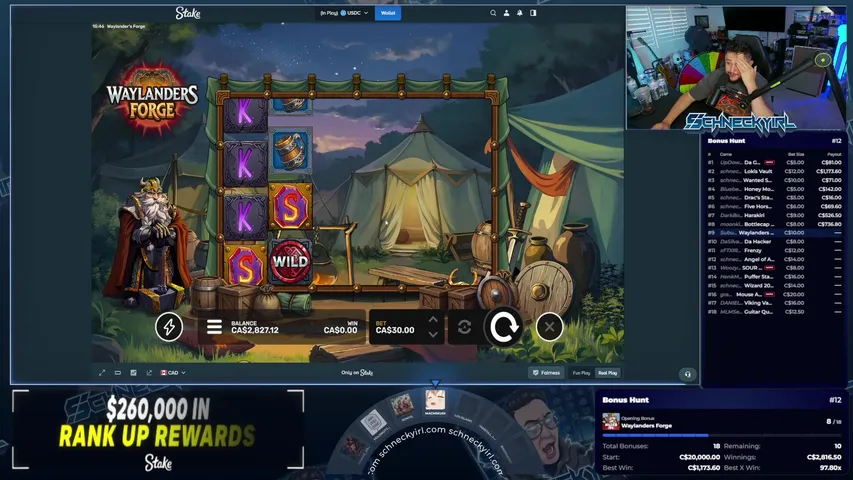 [!Stake] Viewer $20,000 Bonus Hunt! | 5-10% End Balance Winner | SchneckyIRL.com: $60k Race, $260k Rank Match, Raffles, Points Store, MORE