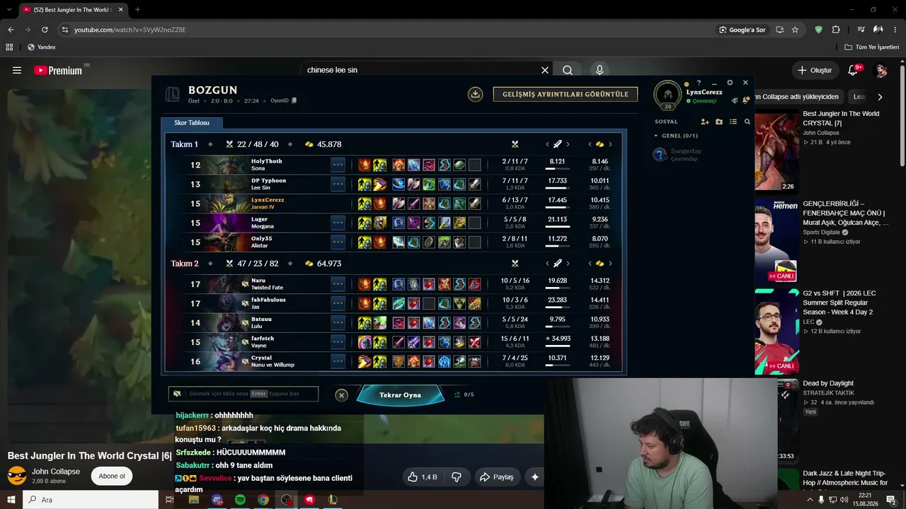 LOL CLASSİC MODU 5V5 !mağaza !kadro !rakip
