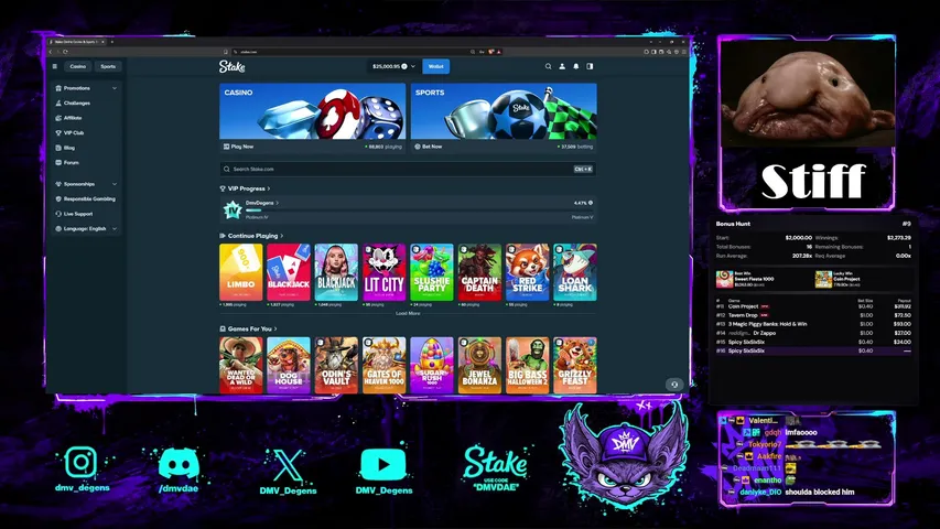 dmvdegens playing Slots & Casino - Live Casino Stream
