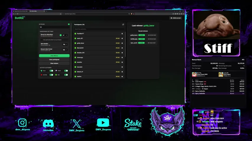 dmvdegens playing Slots & Casino - Live Casino Stream