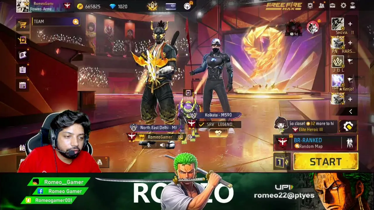 Romeogamer001 live