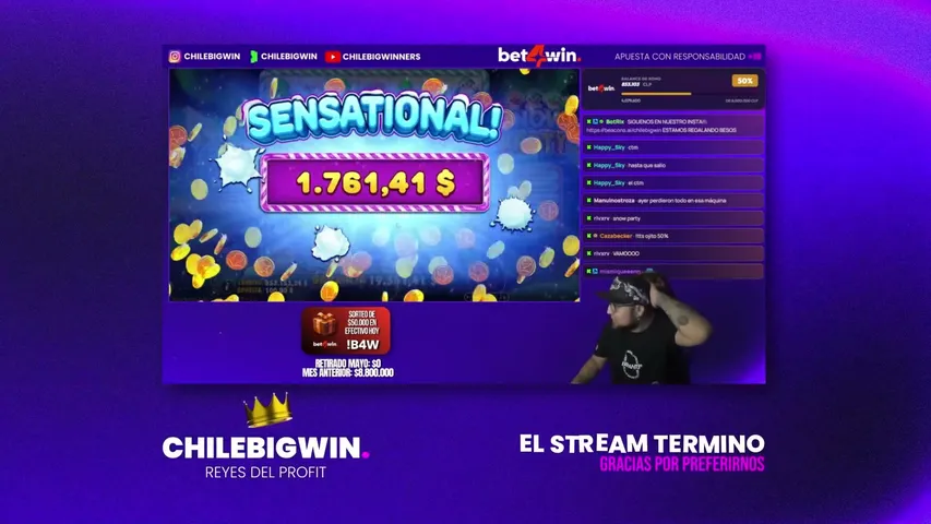 ChileBigWin playing Slots & Casino - Live Casino Stream