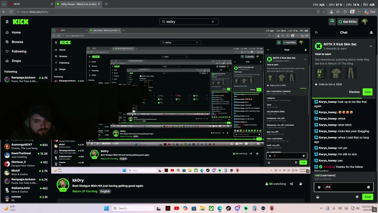 kk0ry live