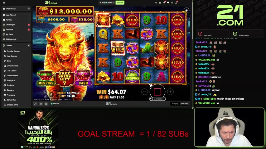 nahoule82k playing Slots & Casino - Live Casino Stream