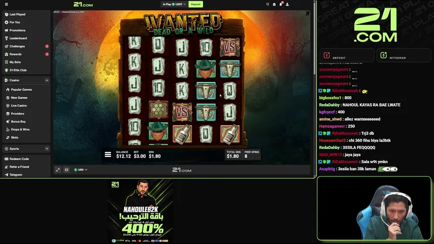 nahoule82k playing Slots & Casino - Live Casino Stream