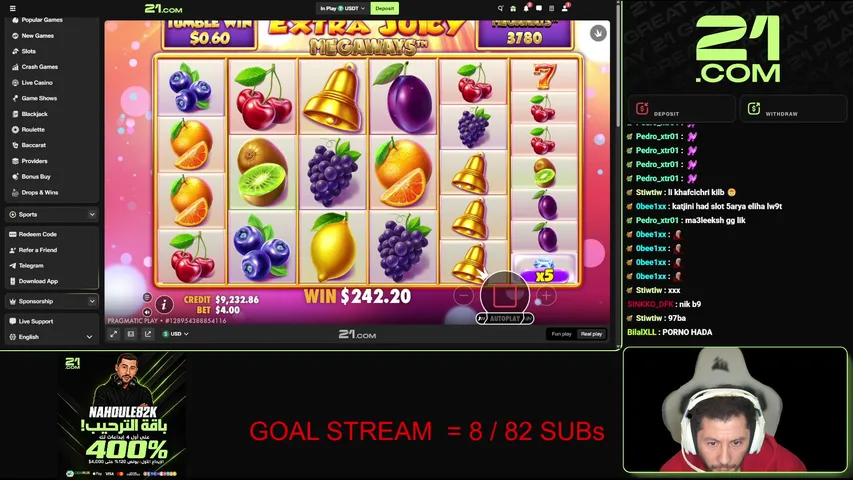 nahoule82k playing Slots & Casino - Live Casino Stream