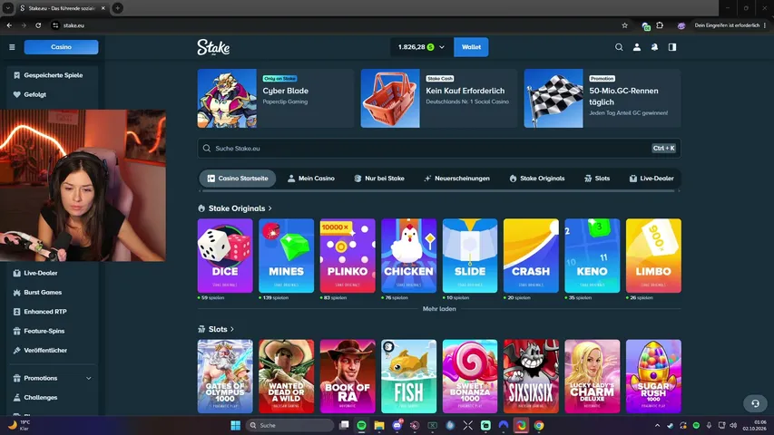 AngelinaFtg playing Slots & Casino - Live Casino Stream