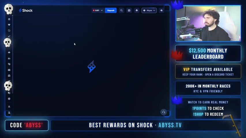 ABYSS playing Slots & Casino - Live Casino Stream