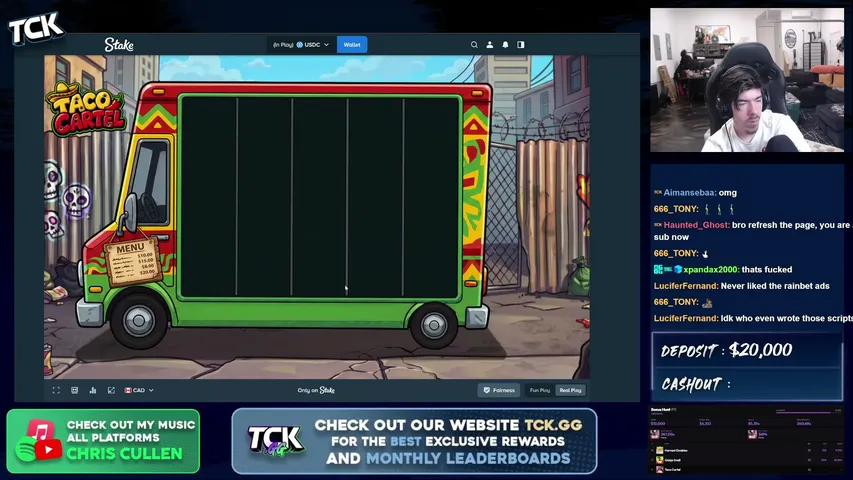 tck playing Slots & Casino - Live Casino Stream