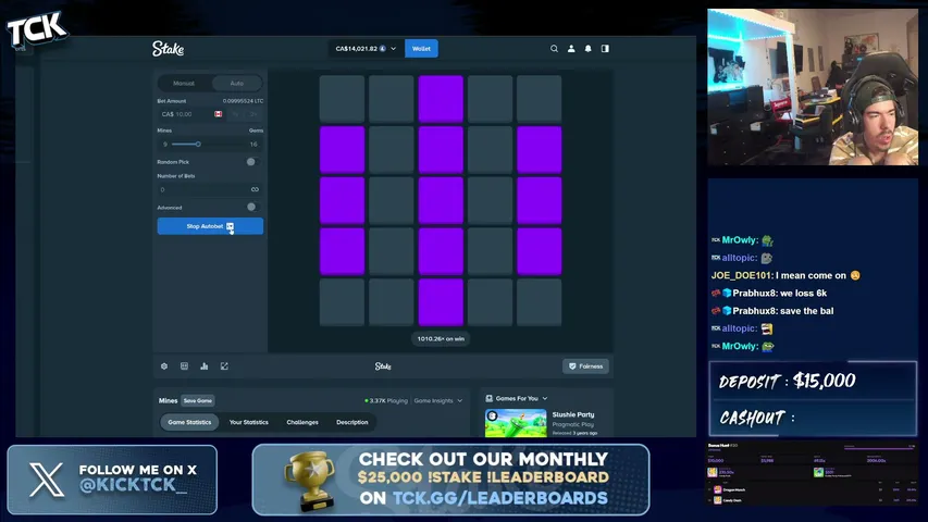 tck playing Slots & Casino - Live Casino Stream