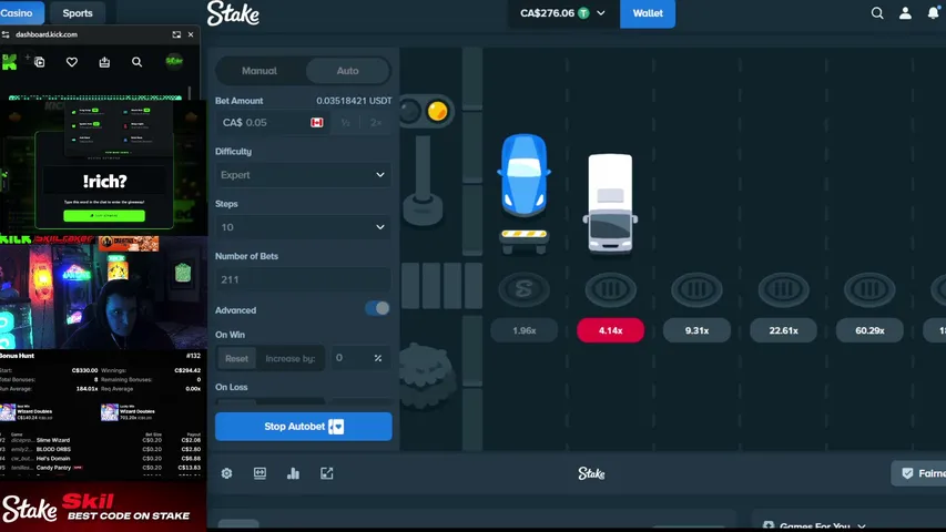 SkilCraker playing Slots & Casino - Live Casino Stream