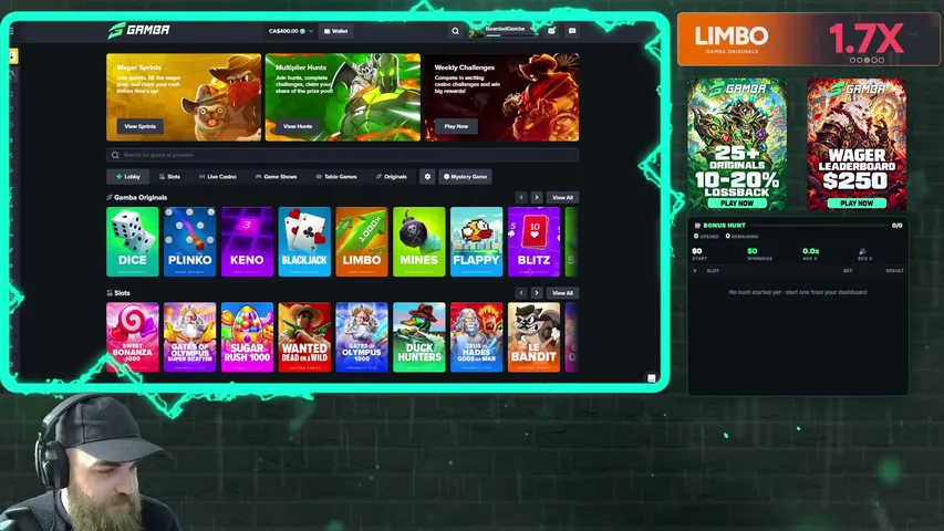 tthebeardedgamer playing Slots & Casino - Live Casino Stream