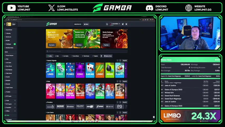 lowlimit playing Slots & Casino - Live Casino Stream