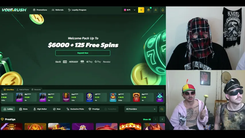 theriverwarden playing Slots & Casino - Live Casino Stream