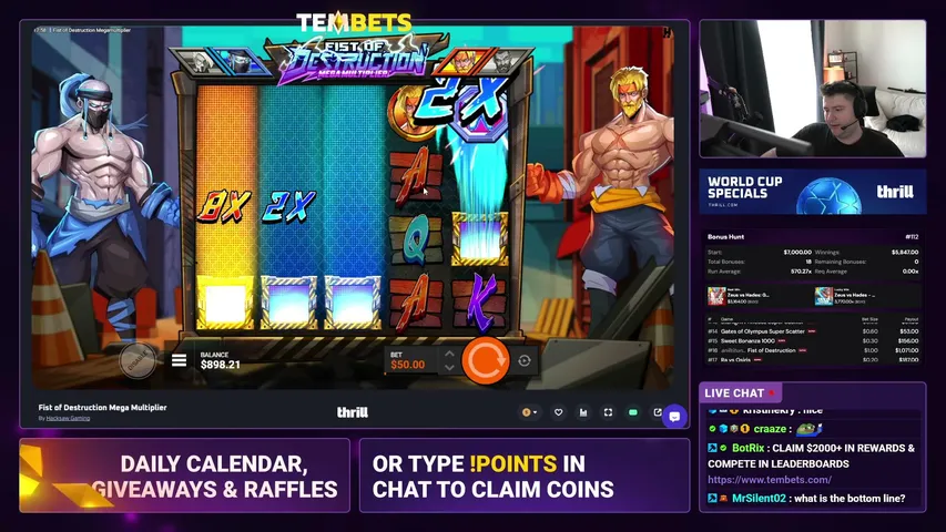 tembets playing Slots & Casino - Live Casino Stream