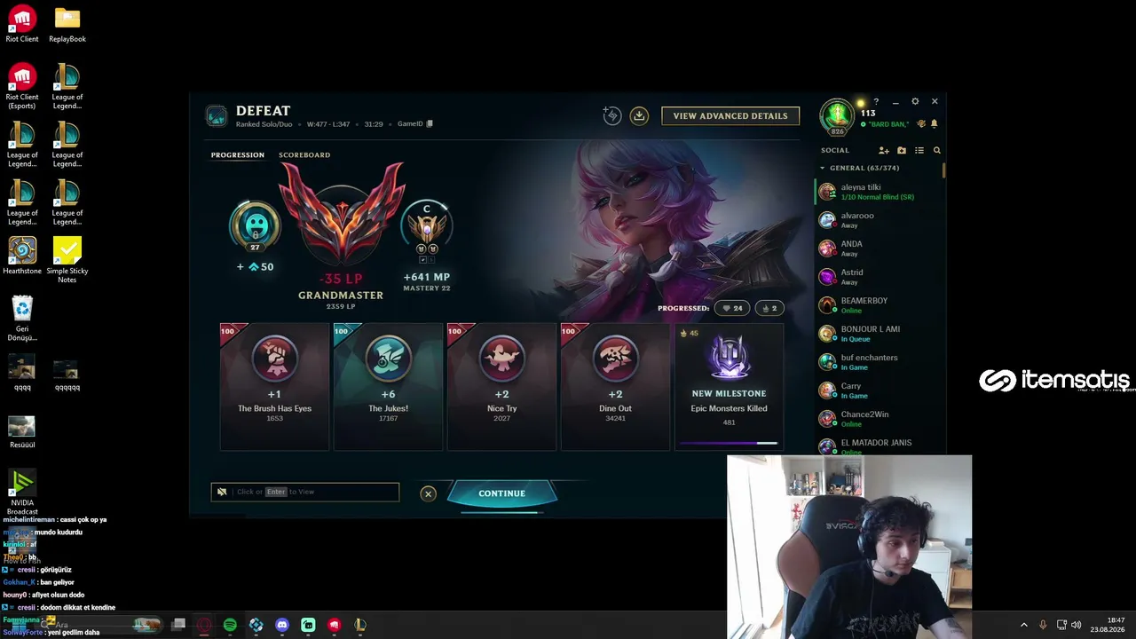 Challenger elo soloq w/ @SharonMirza - !itemsatis