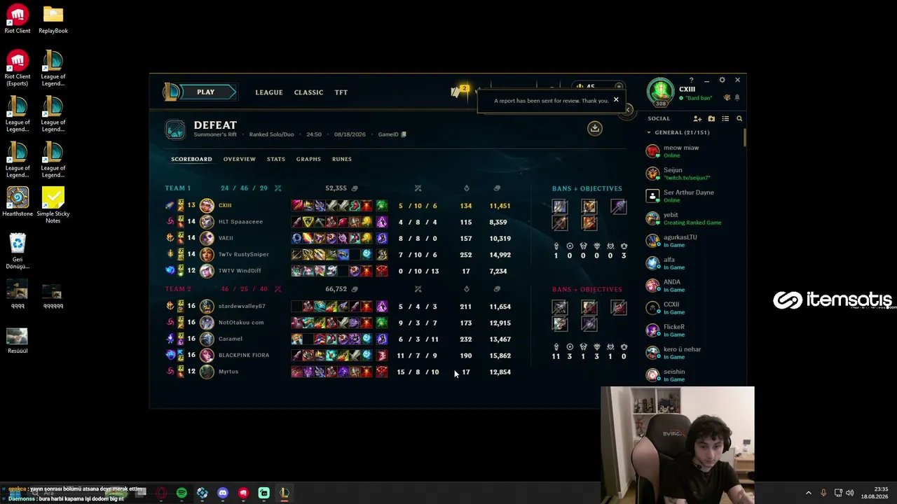 Smurf 1800 lp soloq - !sonrakimaç !itemsatis