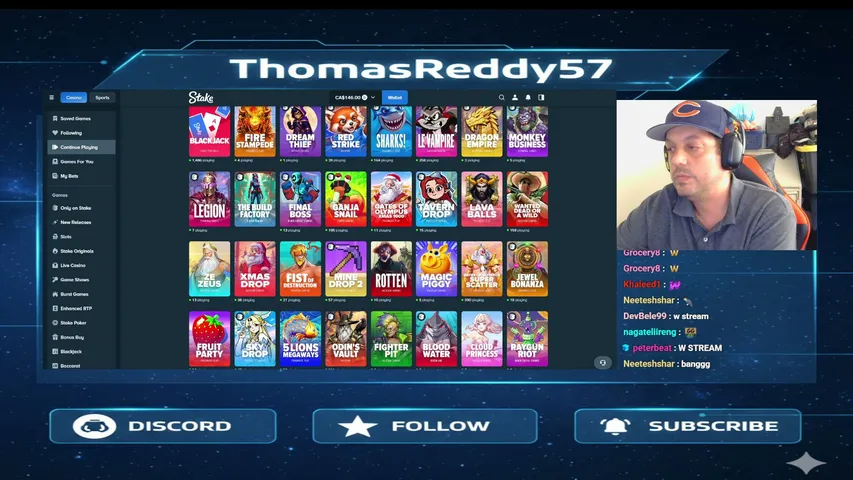 thomasreddy57 playing Slots & Casino - Live Casino Stream