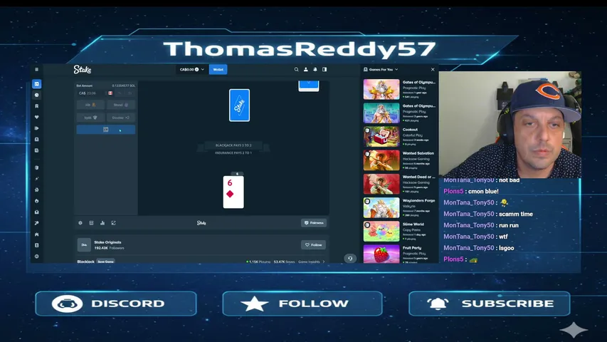 thomasreddy57 playing Slots & Casino - Live Casino Stream