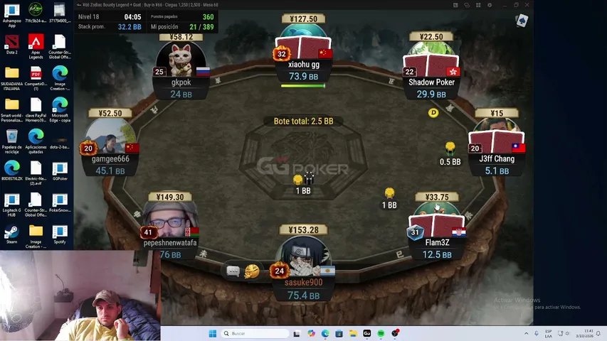 evipnova playing Poker - Live Casino Stream