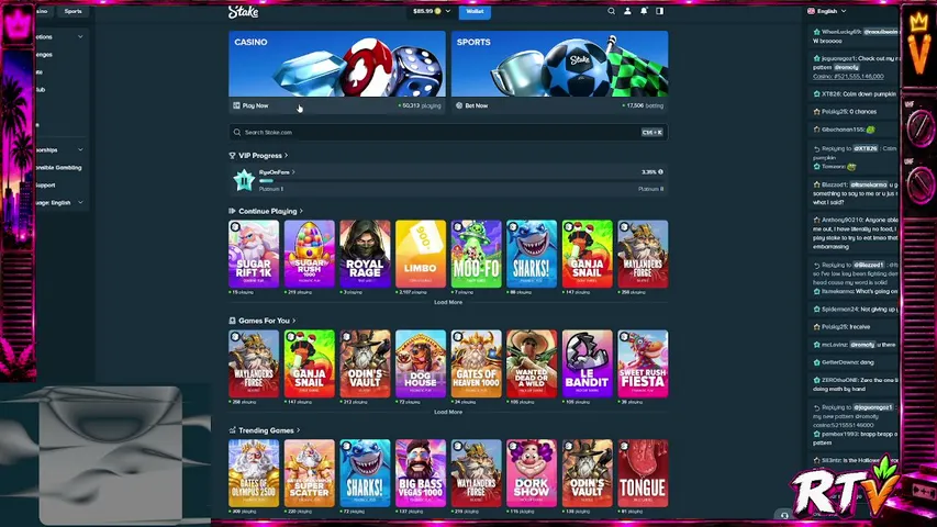 rabbitvideo playing Slots & Casino - Live Casino Stream