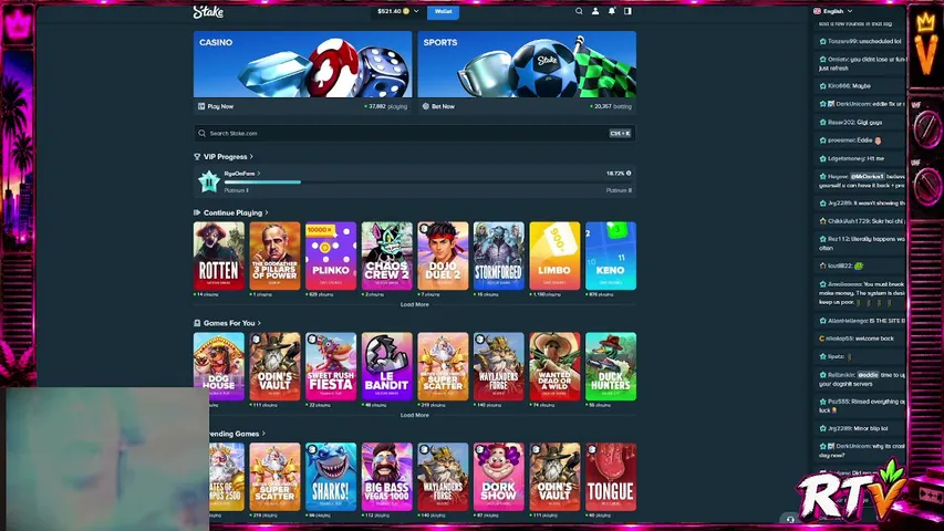 rabbitvideo playing Slots & Casino - Live Casino Stream
