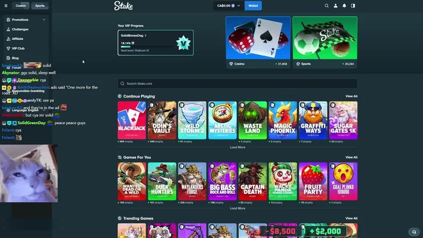 imbones playing Slots & Casino - Live Casino Stream