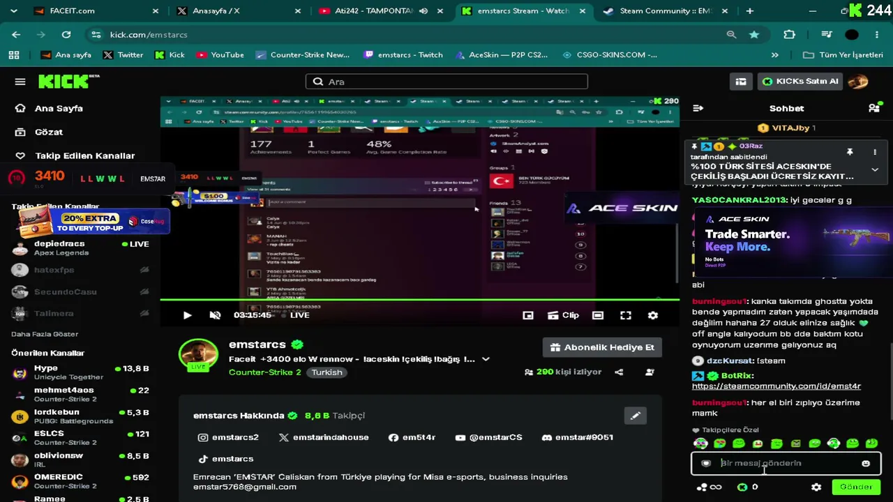 emstarcs live