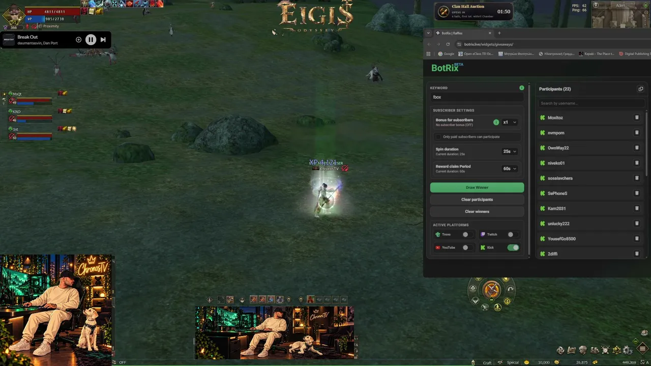 ChronosStream live