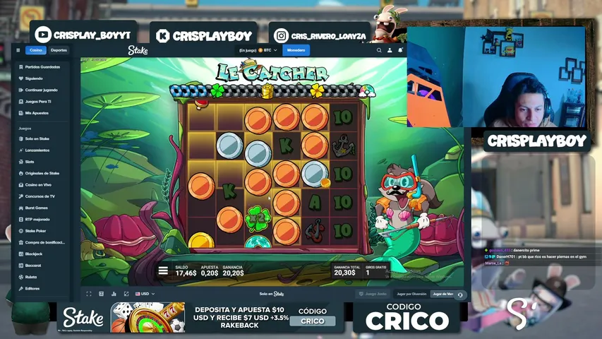 crisplayboy playing Slots & Casino - Live Casino Stream