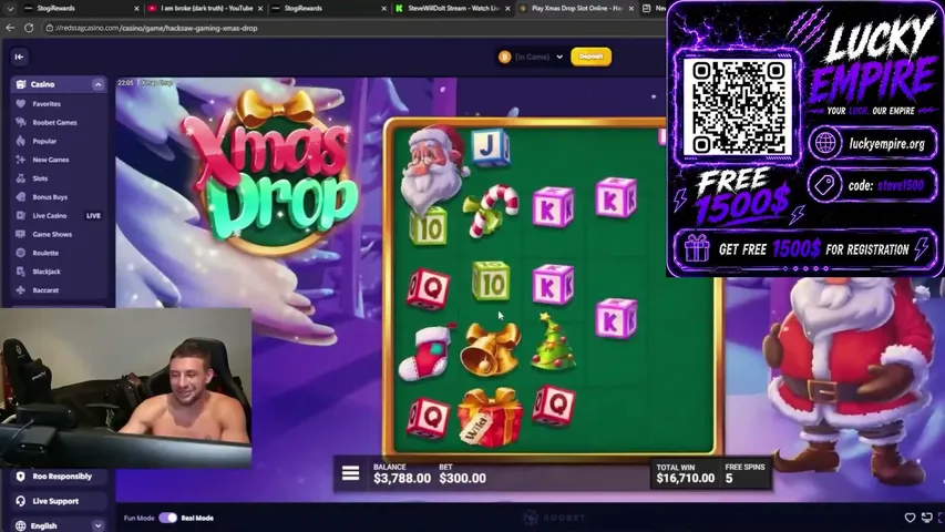 stevewilldoilti playing Slots & Casino - Live Casino Stream