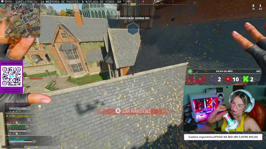 💚AO VIVO💚WARZONE💚KICK PARTNER💚YOUTUBE💚!pix / !paypal 💚