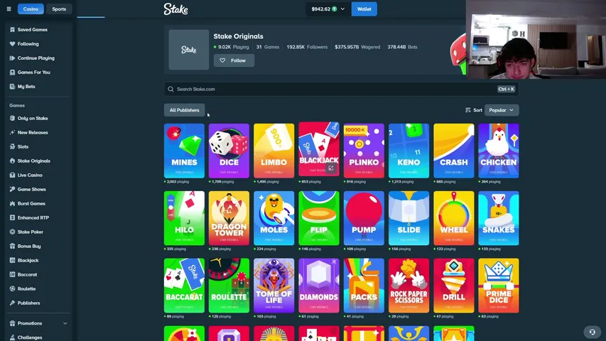 imspencerrr playing Slots & Casino - Live Casino Stream