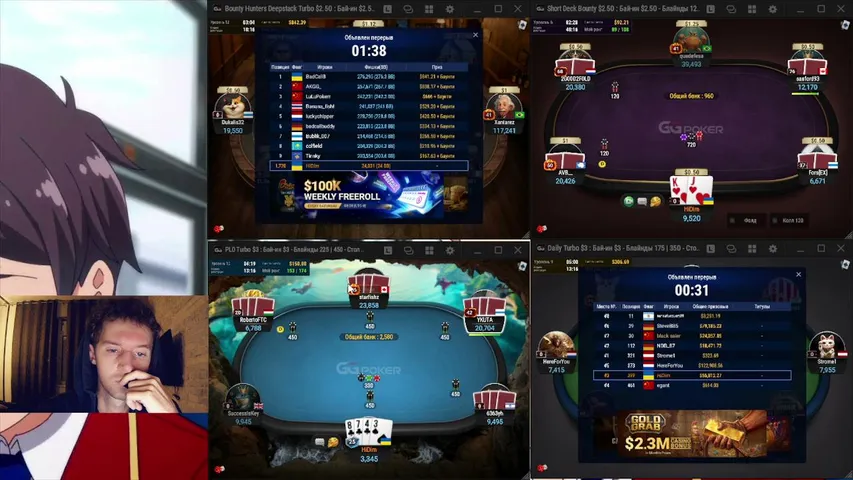 hidim playing Poker - Live Casino Stream