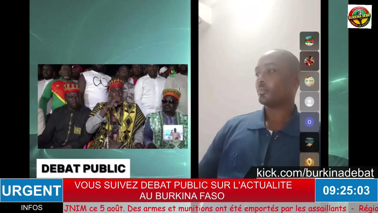 Burkinadebat live
