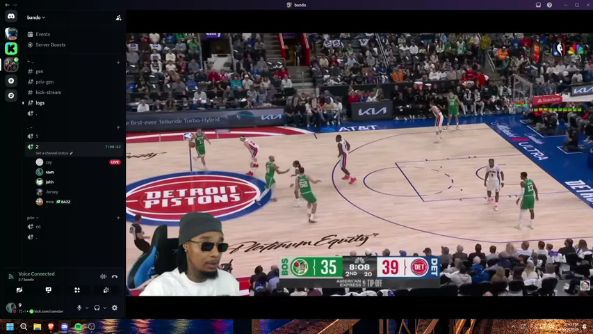 Live preview of camster's Kick stream