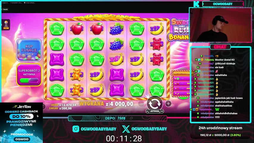 ogwoobaby playing Slots & Casino - Live Casino Stream