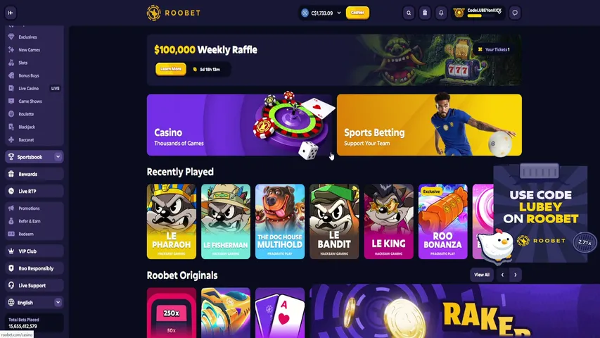 codelubey playing Slots & Casino - Live Casino Stream