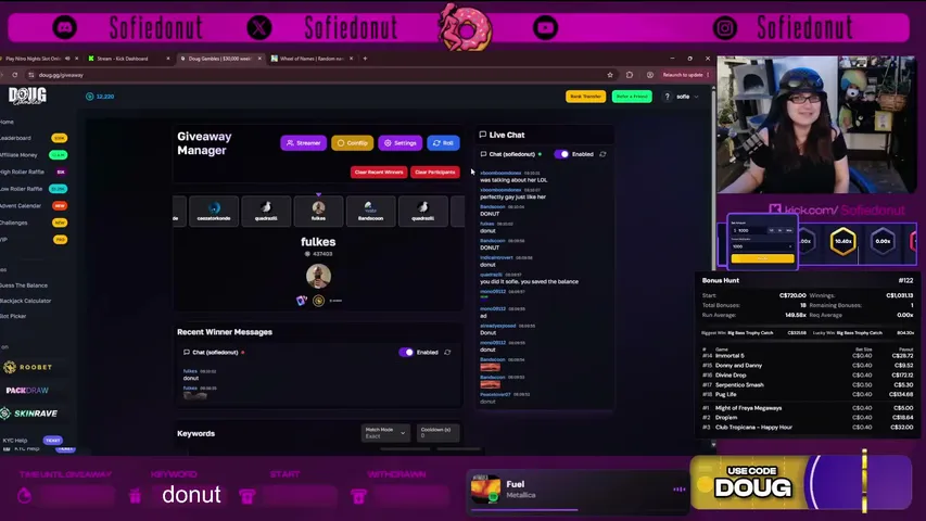 sofiedonut playing Slots & Casino - Live Casino Stream