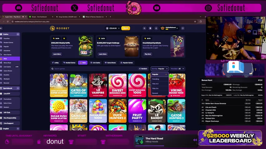 sofiedonut playing Slots & Casino - Live Casino Stream