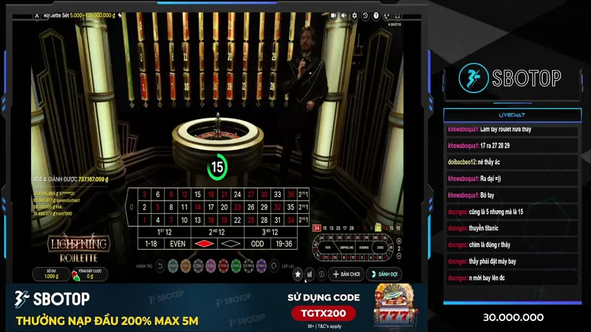 ThayGiaoTX playing Slots & Casino - Live Casino Stream