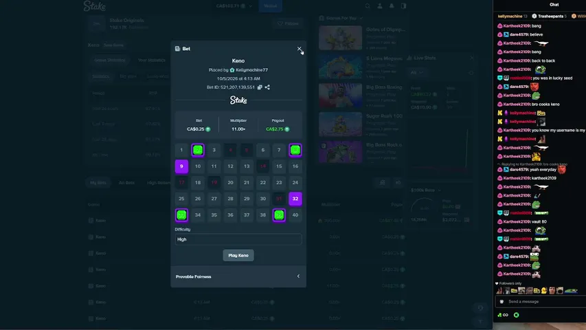 kellymachine playing Slots & Casino - Live Casino Stream