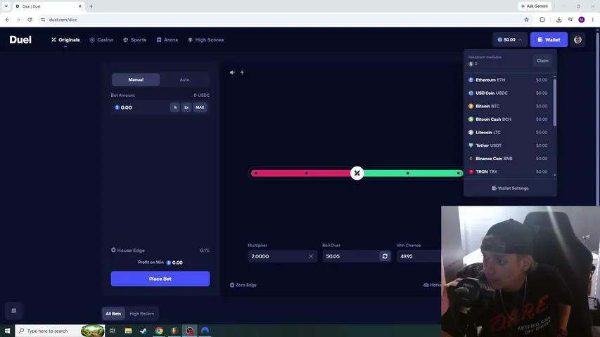 ChickenAndy playing Slots & Casino - Live Casino Stream